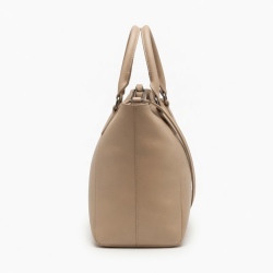 Women Leather Bag Medium Beige
