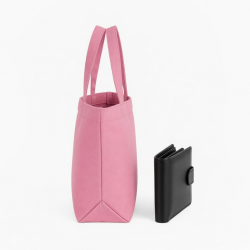 And Pink Tote Bag Black Wallet