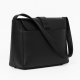 495 Black Faux Leather Shoulder Purse Bag