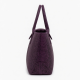 Bag Women Snake Purple Tote Black