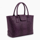 Bag Women Snake Purple Tote Black