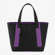 Bag Women Black Purple Handle Tote