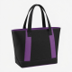 Bag Women Black Purple Handle Tote