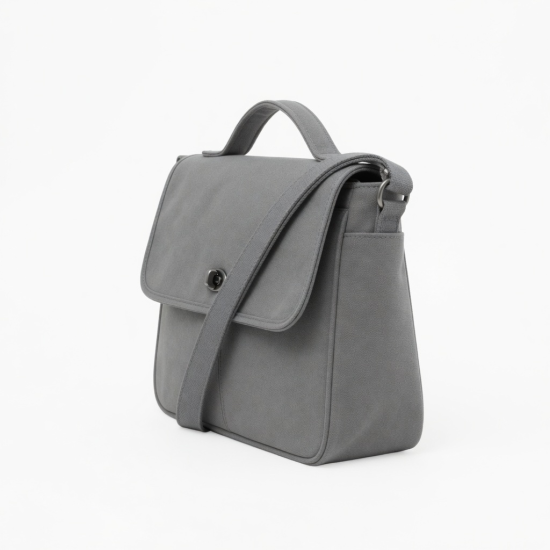 Bag Women Grey Handle Crossbody