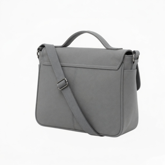 Bag Women Grey Handle Crossbody