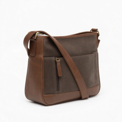 Crossbody Leather Suede Italian Women