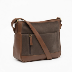 Crossbody Leather Suede Italian Women