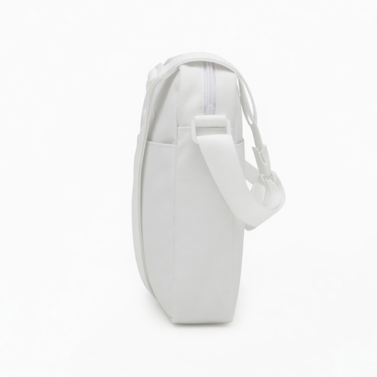 Bag White Adjustable Strap Closure Shoulder