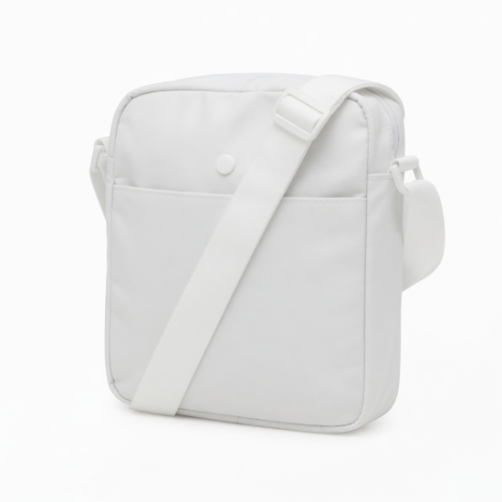 Bag White Adjustable Strap Closure Shoulder