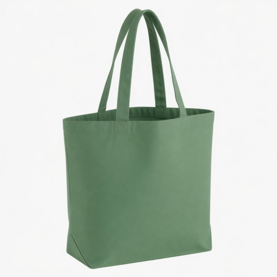 Bag Green Handle Tote