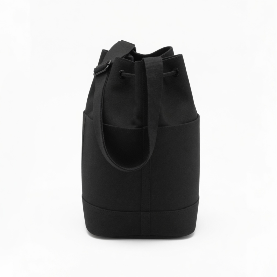 Handbag Purse Black Bucket 2