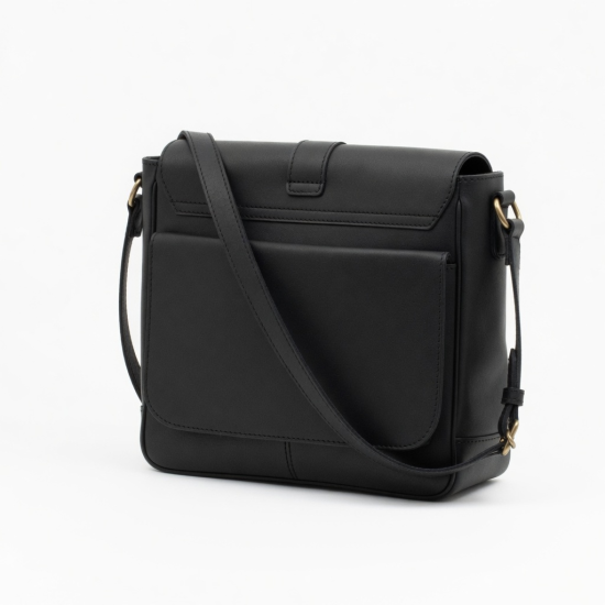 Leather Crossbody Strap Satchel Bag