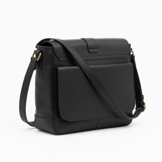 Leather Crossbody Strap Satchel Bag