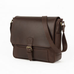 Leather Messenger Handbag Shoulder Bag Purse