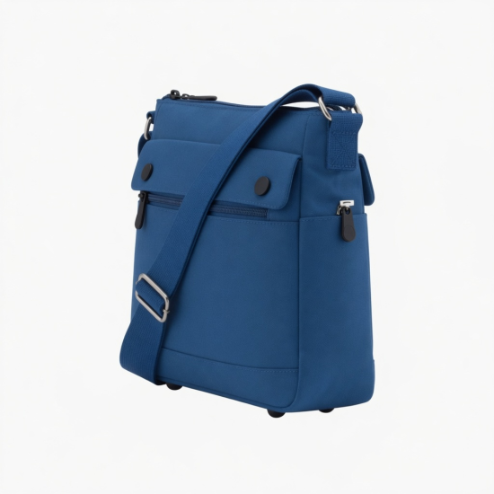 Bag Women Blue Adjustable Strap Crossbody